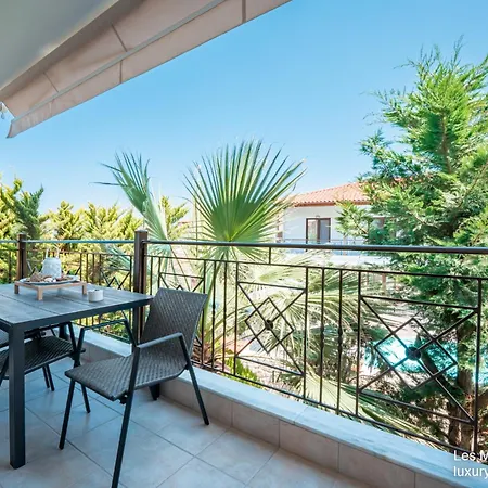 Les Maison Deluxe Superior By Rentalspro - Halkidiki 아파트 아피토스